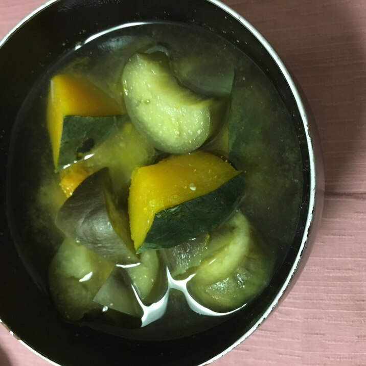 夏野菜ごろごろ味噌汁